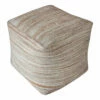 Accessories Uttermost Shiro Beige Pouf