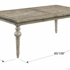 Emerald Home Tables Interlude Extension Dining Table