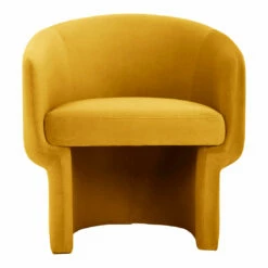 Moe's Home Collection Chairs Franco Chair Mustard