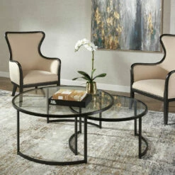 Coupon ๐ Uttermost Rhea Black Nesting Coffee Tables S/2 ๐ 9 Uttermost Rhea Black Nesting Coffee Tables S/2