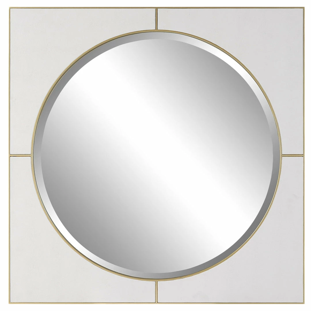 Flash Sale 🔔 Uttermost Cyprus White Square Mirror ❤️ 3 Uttermost Cyprus White Square Mirror