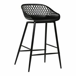 Moe's Home Collection Piazza Outdoor Counter Stool Black-m2 Stools