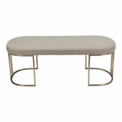 Moe's Home Collection Kazu Bench Light Grey