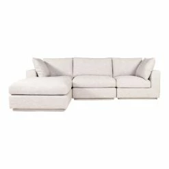Moe's Home Collection Sectionals Justin Lounge Modular Sectional Taupe