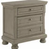 Ashley Furniture Lettner - Light Gray - One Drawer Night Stand Nightstands