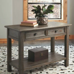 Budget 🎉 Ashley Furniture Tables Wyndahl - Rustic Brown - Sofa Table 🥰 7 Ashley Furniture Tables Wyndahl - Rustic Brown - Sofa Table