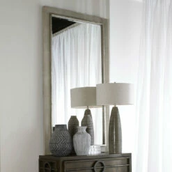 Uttermost Zigrino Oversized Gray Mirror