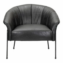 Moe's Home Collection Gordon Arm Chair Black Chairs