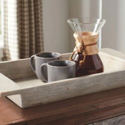 Ashley Furniture Michaiah - Antique White - Tray Table Decor