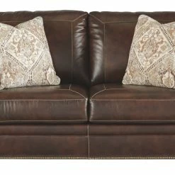 Ashley Furniture Roleson - Dark Brown - Loveseat Loveseats