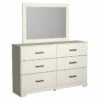 Ashley Furniture Stelsie - White - Bedroom Mirror