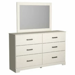 Ashley Furniture Stelsie - White - Bedroom Mirror