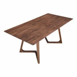 Moe's Home Collection Tables Godenza Dining Table Rectangular Walnut