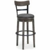 Ashley Furniture Caitbrook - Dark Gray - Tall Uph Swivel Barstool(1/cn)