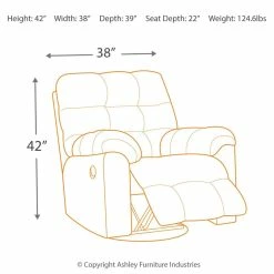 Ashley Furniture Acieona - Slate - Swivel Rocker Recliner Reclining Furniture