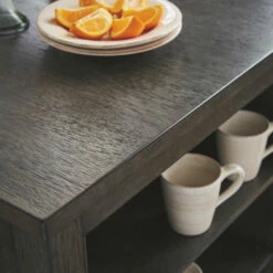 Ashley Furniture Caitbrook - Dark Gray - Rect Drm Counter Tbl Set(3/cn)