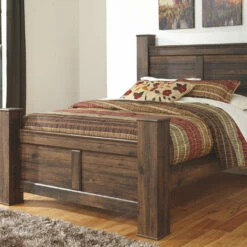 Signature Design By Ashley® Quinden - Dark Ultimate Best In Class Poster Bed Beds
