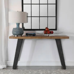 Tables Uttermost Freddy Weathered Console Table