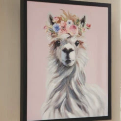 Ashley Furniture Josie - Pink/white/gray - Wall Art Accessories