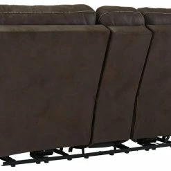 Ashley Furniture Kitching - Java - Pwr Rec Loveseat/con/adj Hdrst