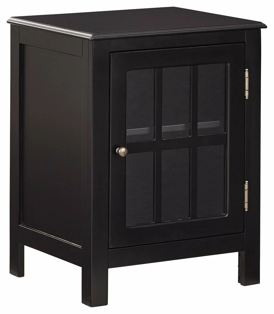 Best Sale 😍 Ashley Furniture Opelton - Black - Accent Cabinet 😀 3 Ashley Furniture Opelton - Black - Accent Cabinet