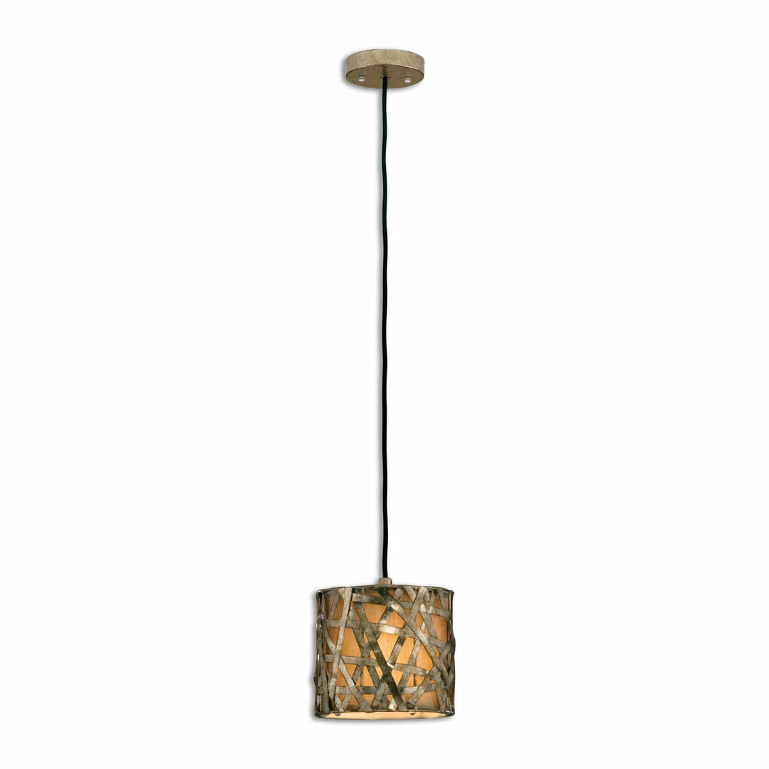 Budget 🔥 Accessories Uttermost Alita Champagne Mini Drum Pendant 🤩 3 Accessories Uttermost Alita Champagne Mini Drum Pendant