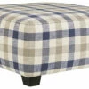 Ashley Furniture Ottomans Meggett - Nautical - Oversized Accent Ottoman