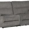 Best Sale 🛒 Ashley Furniture Reclining Furniture Coombs - Charcoal - 2 Seat Reclining Power Sofa ❤️ 2 Ashley Furniture Reclining Furniture Coombs - Charcoal - 2 Seat Reclining Power Sofa