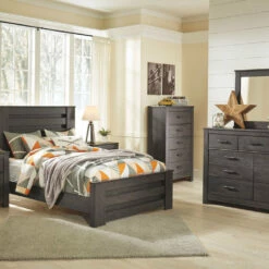 Brand new 🔔 Ashley Furniture 👗 Dressers Brinxton - Charcoal - 👗 Dresser, Mirror 💯 18 Ashley Furniture Dressers Brinxton - Charcoal - Dresser, Mirror