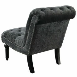 Emerald Home Hutton II Tufted Chair, Gray