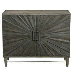 Cabinets Uttermost Shield Gray Oak 2 Door Cabinet