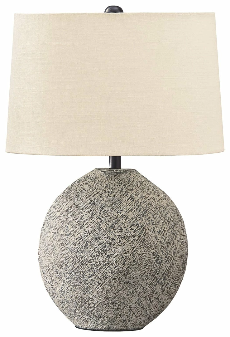 Best Sale 🔥 Ashley Furniture Harif - Beige - Paper Table Lamp (1/cn) 👏 3 Ashley Furniture Harif - Beige - Paper Table Lamp (1/cn)