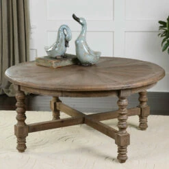 Tables Uttermost Samuelle Wooden Coffee Table