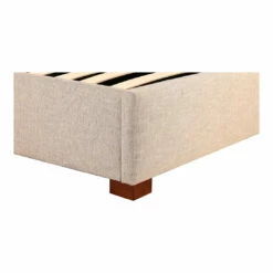 Moe's Home Collection Beds Kenzo Storage Bed Queen Ecru