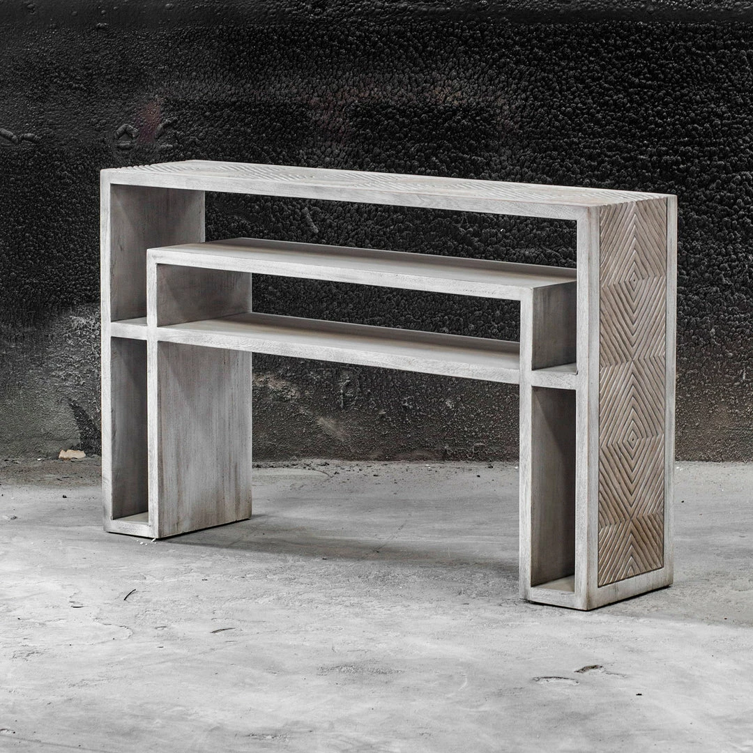 Top 10 🎁 Uttermost Genara Bone White Carved Console Table ⭐ 6 Uttermost Genara Bone White Carved Console Table