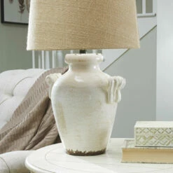 Best deal ✨ Ashley Furniture Accessories Emelda - Cream - Ceramic Table Lamp (1/cn) 🛒 7 Ashley Furniture Accessories Emelda - Cream - Ceramic Table Lamp (1/cn)
