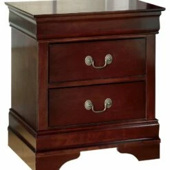 Ashley Furniture Nightstands Alisdair - Dark Brown - Two Drawer Night Stand