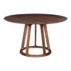 New 🎁 Moe's Home Collection Aldo Round Dining Table Walnut Tables 🌟 1 Moe's Home Collection Aldo Round Dining Table Walnut Tables