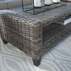 Ashley Furniture Cloverbrooke - Gray - Sofa/chairs/table Set (4/cn) Outdoor Sets