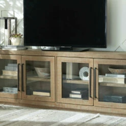 Ashley Furniture Waltleigh - Distressed Brown - Accent Cabinet Cabinets