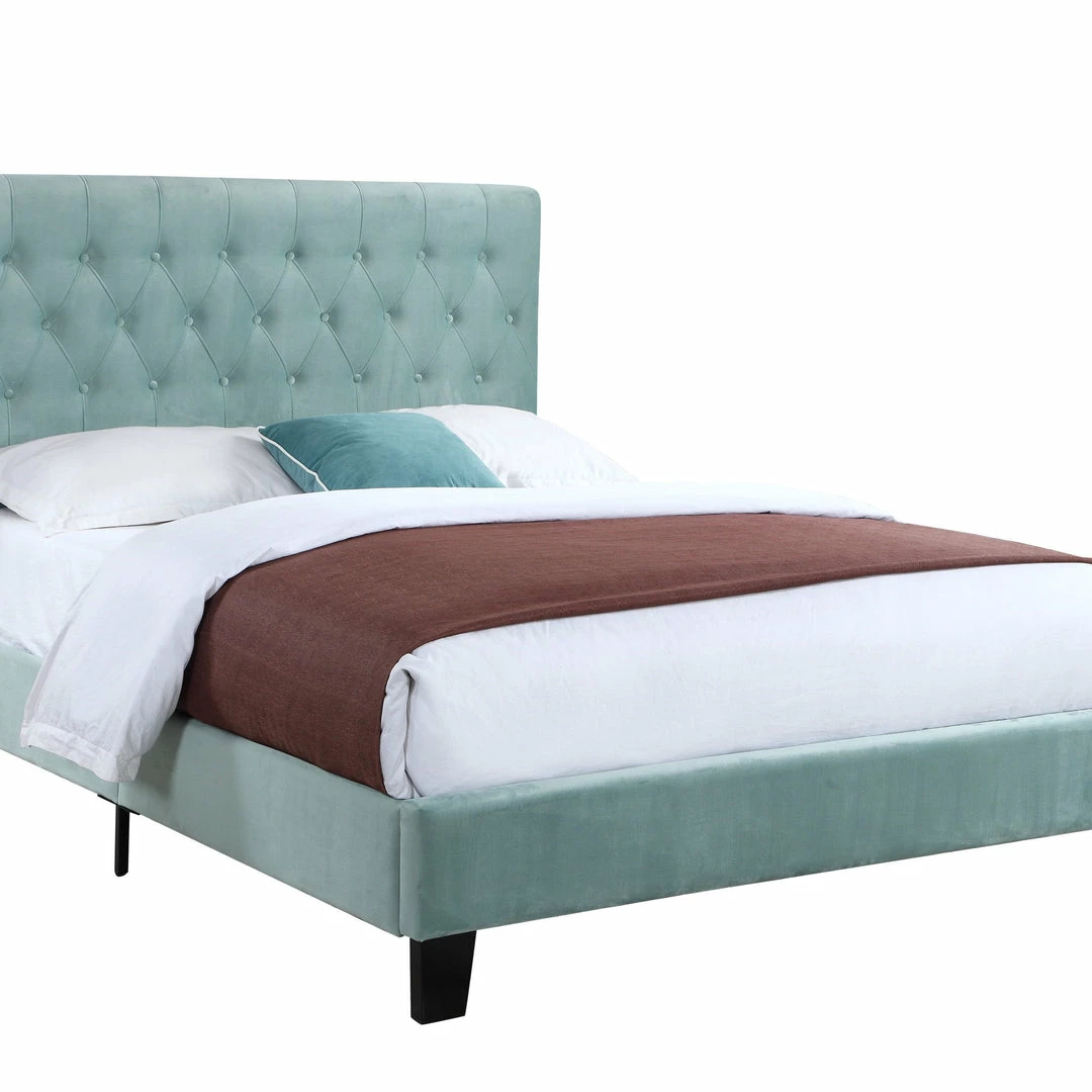 Outlet ๐ Emerald Home Upholstered King Bed Blue ๐ 8 Emerald Home Upholstered King Bed Blue