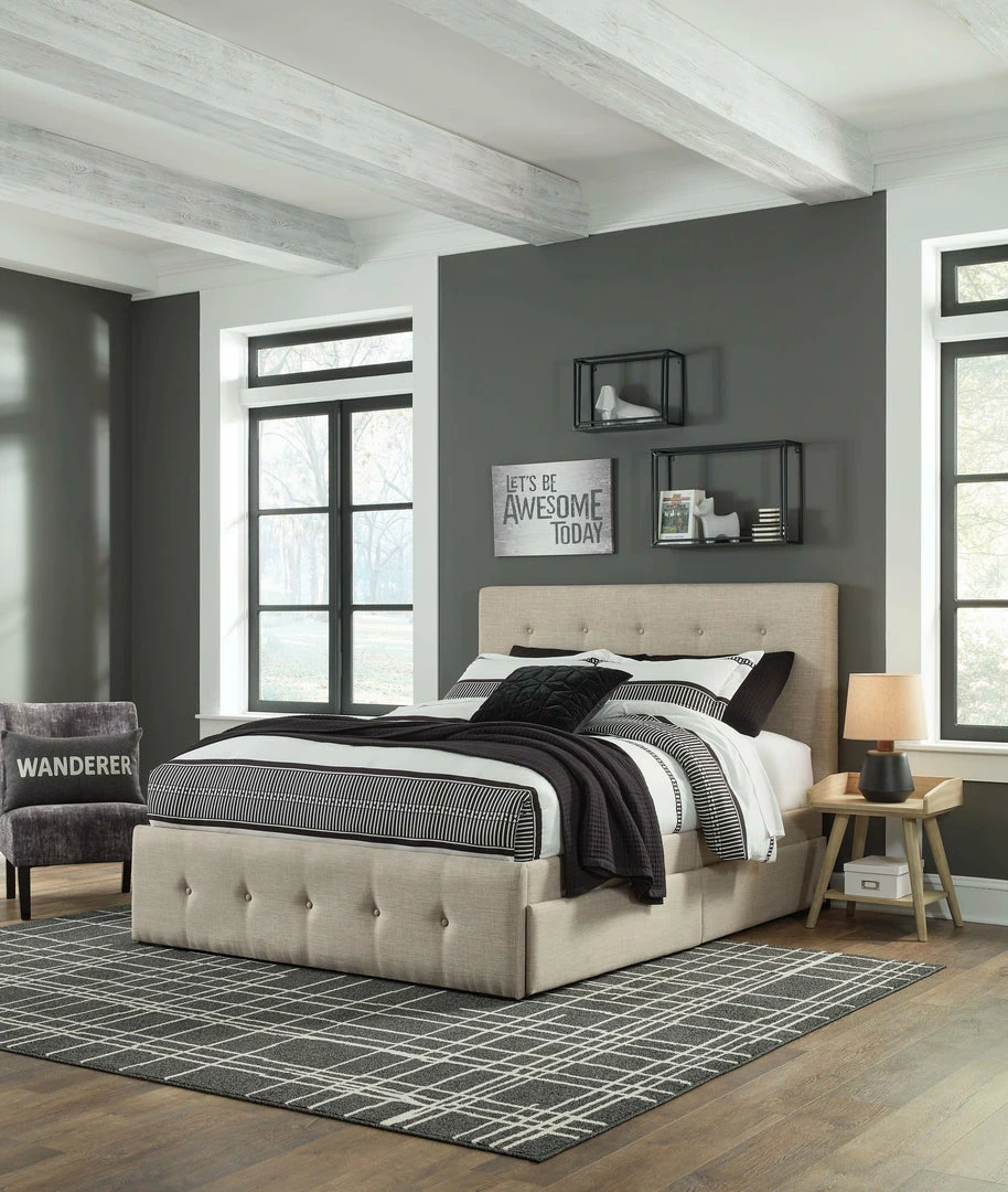 Best reviews of 👏 Signature Design By Ashley® Gladdinson - Gray - Queen Upholstered Bed With 4 Storage Drawers Beds 🌟 3 Signature Design By Ashley® Gladdinson - Gray - Queen Upholstered Bed With 4 Storage Drawers Beds