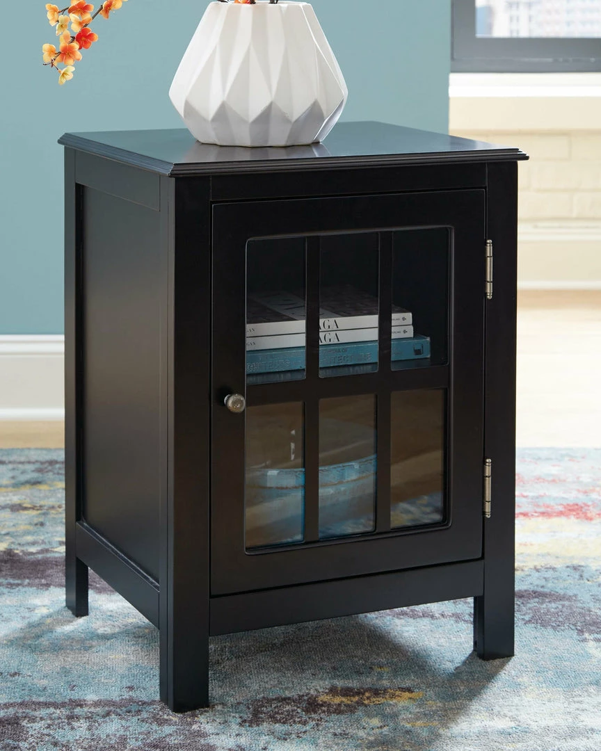 Best Sale 😍 Ashley Furniture Opelton - Black - Accent Cabinet 😀 10 Ashley Furniture Opelton - Black - Accent Cabinet