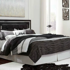 Ashley Furniture Kaydell - Patterned - UPH Panel Headboard Headboards