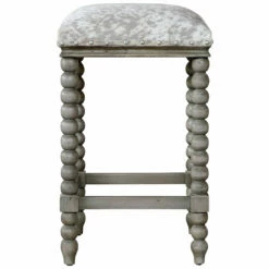Best Sale 👍 Uttermost Estes Faux Cow Hide Counter Stool Stools ❤️ 7 Uttermost Estes Faux Cow Hide Counter Stool Stools
