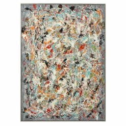 Accessories Uttermost Organized Chaos Hand Painted Canvas