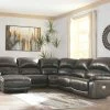 Signature Design By Ashley® Reclining Furniture Hallstrung - Left Arm Facing Zero Wall Power Recliner, Armless Recliner, Wedge, Armless Chair, Right Arm Facing Press Back Power Chaise Sectional