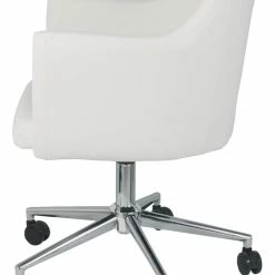 Ashley Furniture Chairs Baraga - White - Home Office Swivel Desk Chair