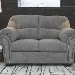 Ashley Furniture Loveseats Allmaxx - Pewter - Loveseat