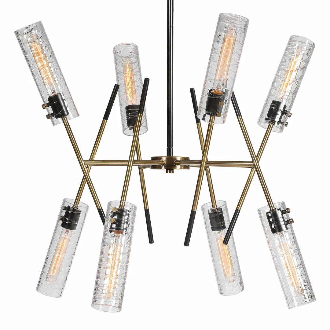 Flash Sale ❤️ Uttermost Telesto 8 Light Linear Pendant ⭐ 3 Uttermost Telesto 8 Light Linear Pendant